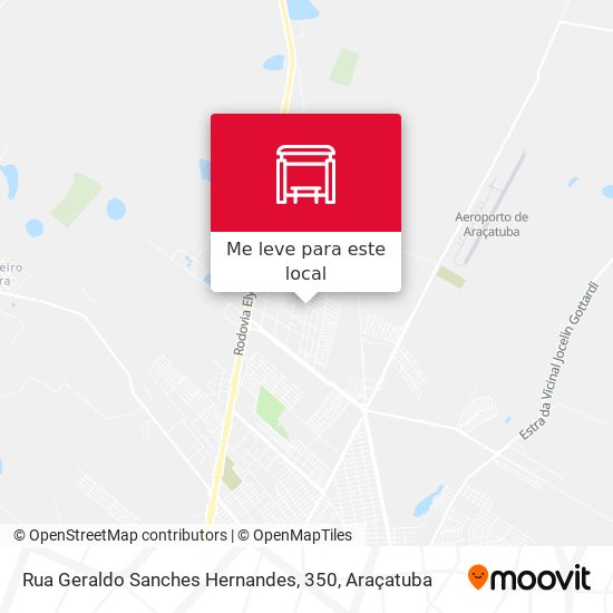 Rua Geraldo Sanches Hernandes, 350 mapa