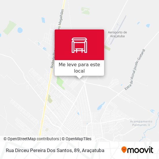 Rua Dirceu Pereira Dos Santos, 89 mapa