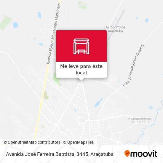 Avenida José Ferreira Baptista, 3445 mapa