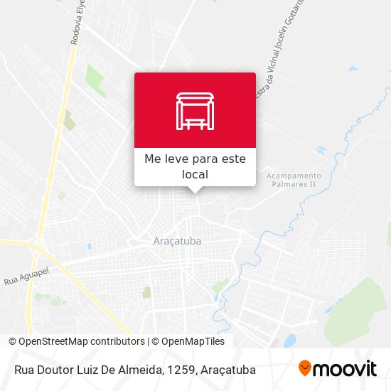 Rua Doutor Luiz De Almeida, 1259 mapa
