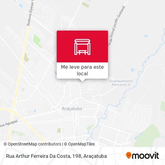 Rua Arthur Ferreira Da Costa, 198 mapa