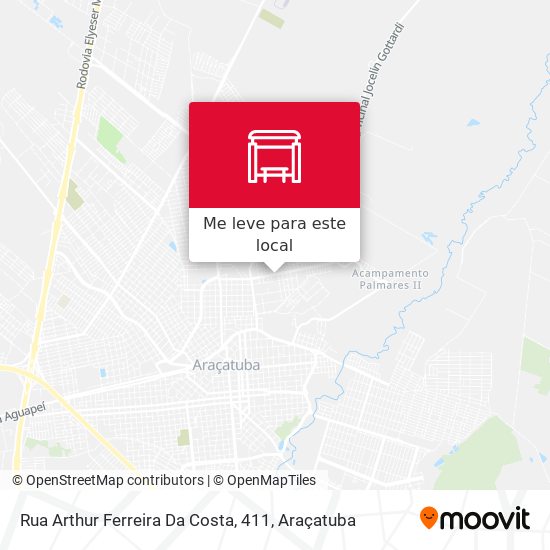 Rua Arthur Ferreira Da Costa, 411 mapa