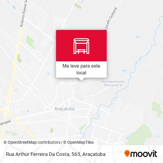 Rua Arthur Ferreira Da Costa, 563 mapa