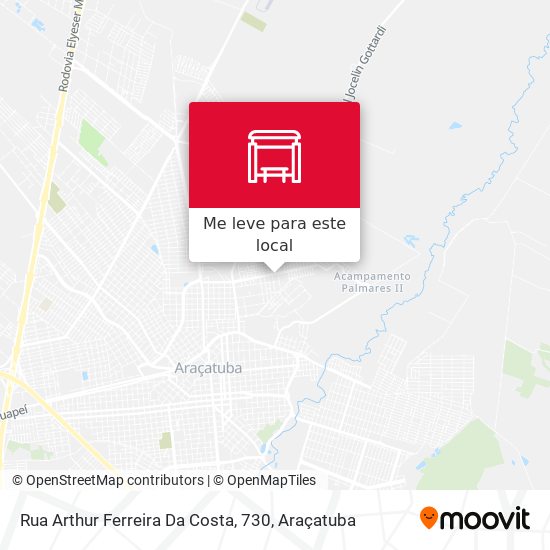 Rua Arthur Ferreira Da Costa, 730 mapa