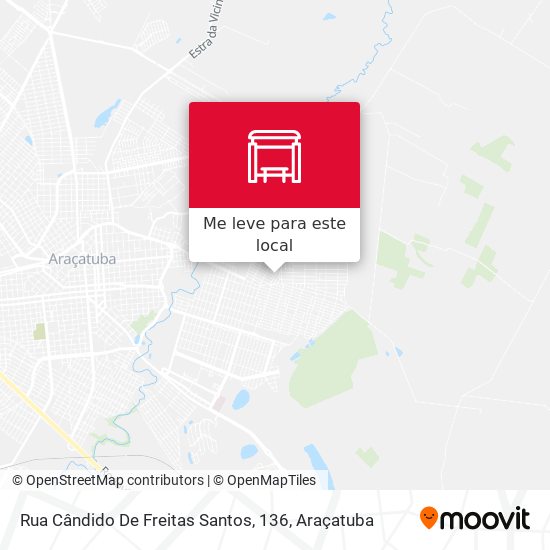 Rua Cândido De Freitas Santos, 136 mapa