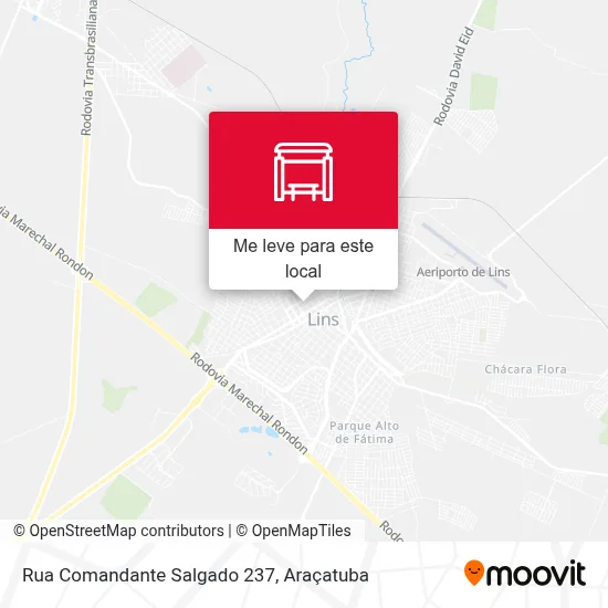 Rua Comandante Salgado 237 mapa