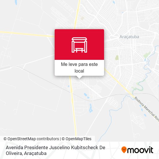 Avenida Presidente Juscelino Kubitscheck De Oliveira mapa