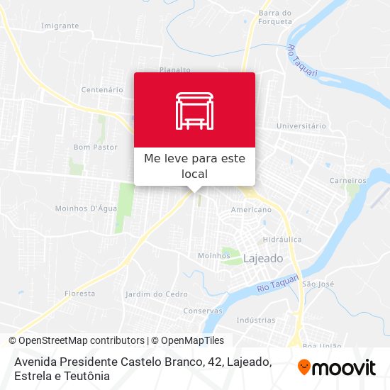 Avenida Presidente Castelo Branco, 42 mapa
