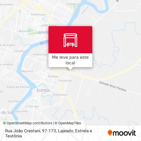 Rua João Crestani, 97-173 mapa