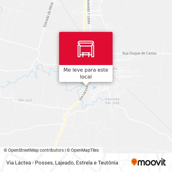 Via Láctea - Posses mapa