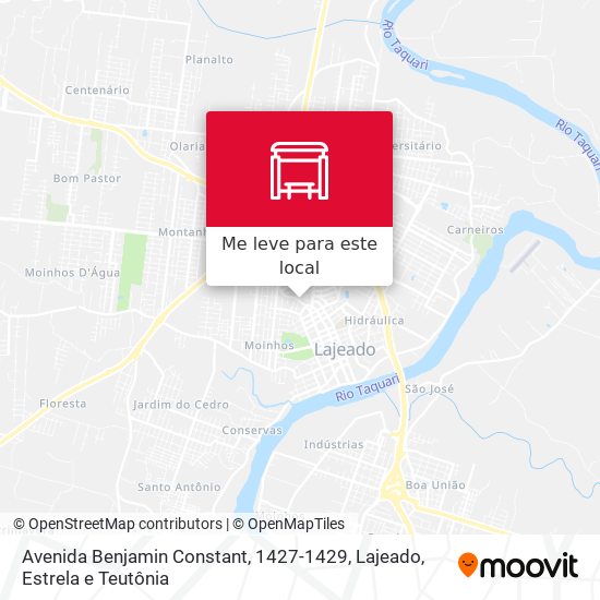 Avenida Benjamin Constant, 1427-1429 mapa