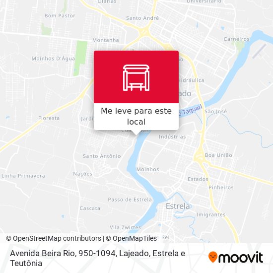Avenida Beira Rio, 950-1094 mapa