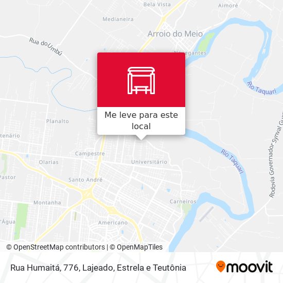 Rua Humaitá, 776 mapa