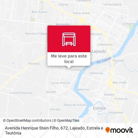 Avenida Henrique Stein Filho, 672 mapa