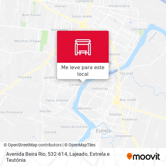 Avenida Beira Rio, 532-614 mapa