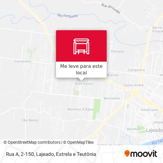 Rua A, 2-150 mapa
