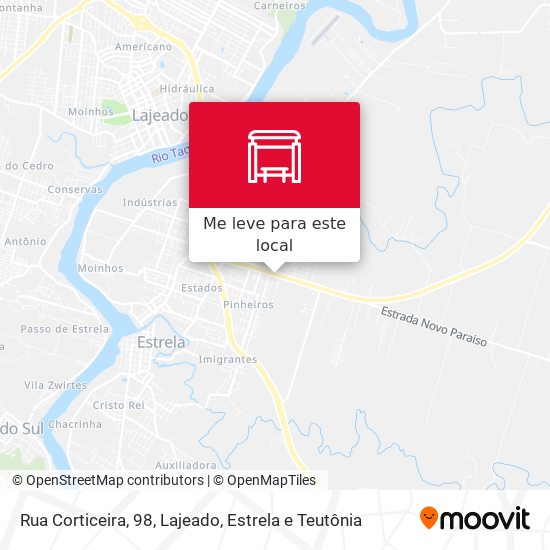 Rua Corticeira, 98 mapa