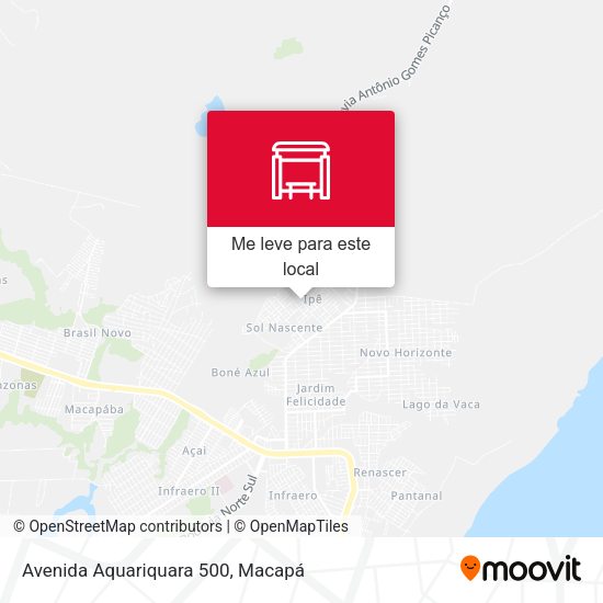 Avenida Aquariquara 500 mapa