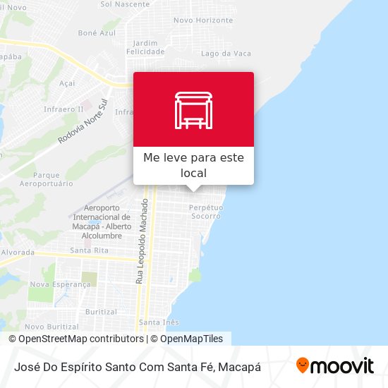 José Do Espírito Santo Com Santa Fé mapa