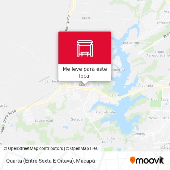 Quarta (Entre Sexta E Oitava) mapa