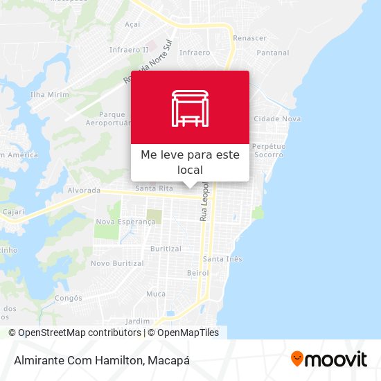 Almirante Com Hamilton mapa