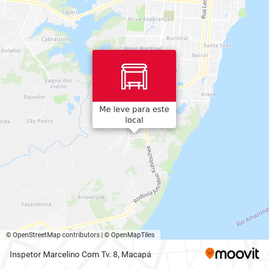 Inspetor Marcelino Com Tv. 8 mapa