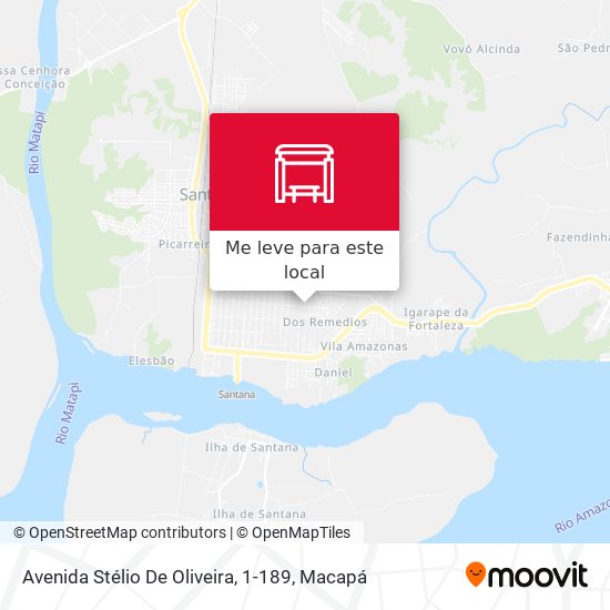 Avenida Stélio De Oliveira, 1-189 mapa