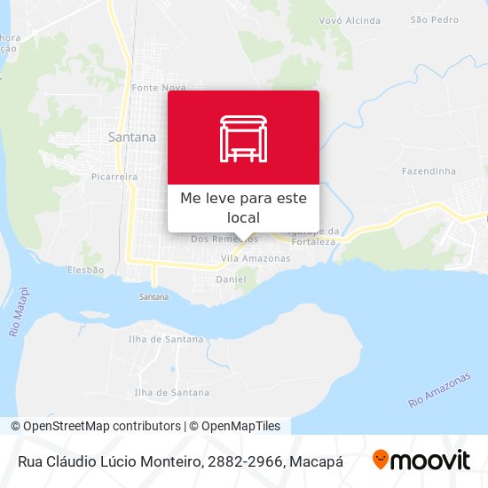 Rua Cláudio Lúcio Monteiro, 2882-2966 mapa
