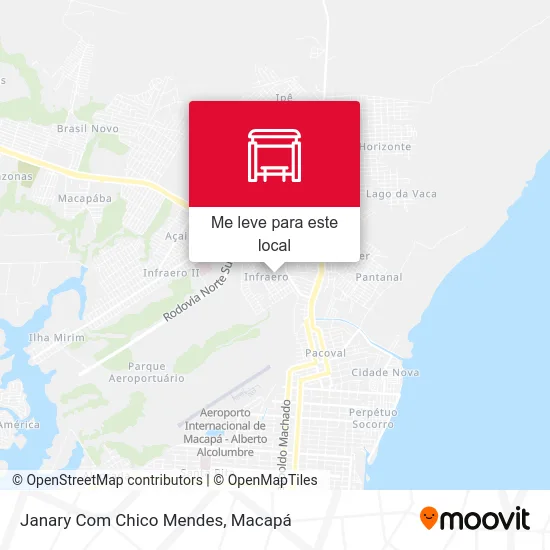 Janary Com Chico Mendes mapa