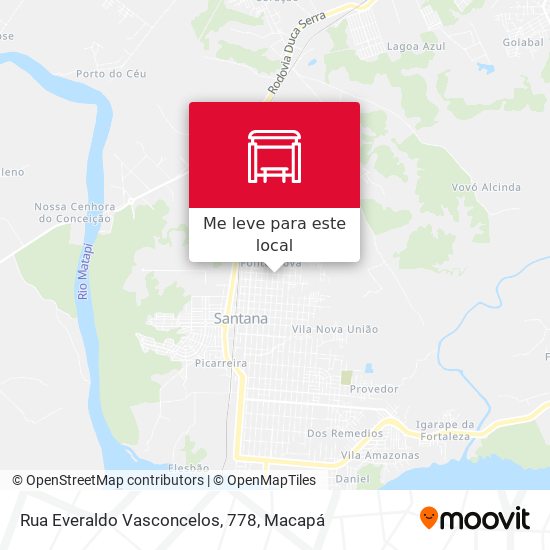 Rua Everaldo Vasconcelos, 778 mapa