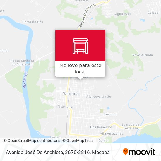 Avenida José De Anchieta, 3670-3816 mapa