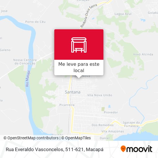 Rua Everaldo Vasconcelos, 511-621 mapa
