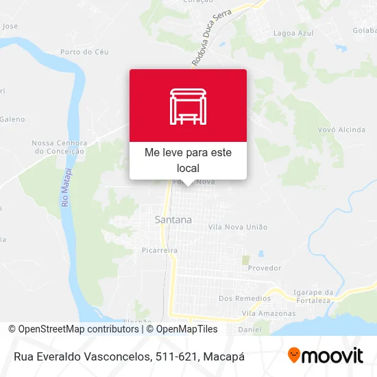 Rua Everaldo Vasconcelos, 511-621 mapa