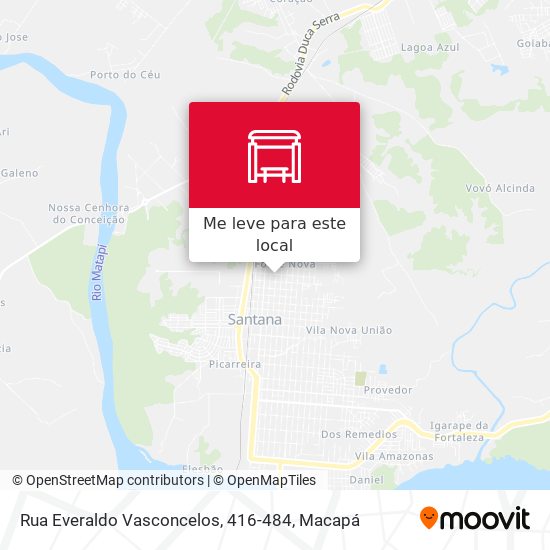 Rua Everaldo Vasconcelos, 416-484 mapa