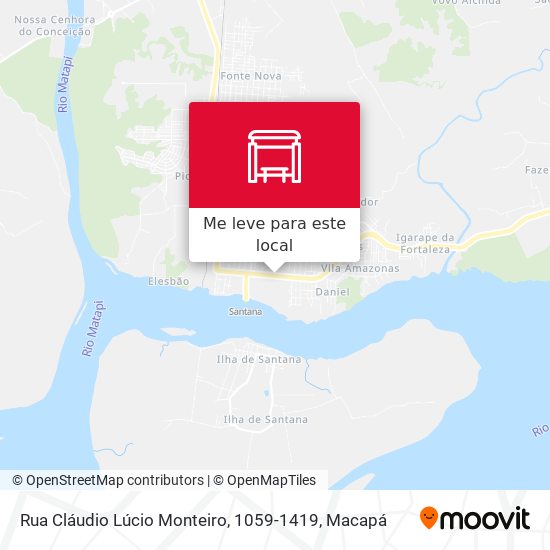 Rua Cláudio Lúcio Monteiro, 1059-1419 mapa