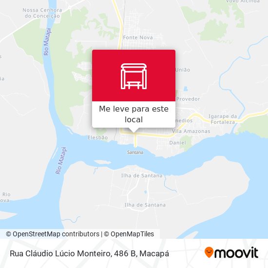 Rua Cláudio Lúcio Monteiro, 486 B mapa
