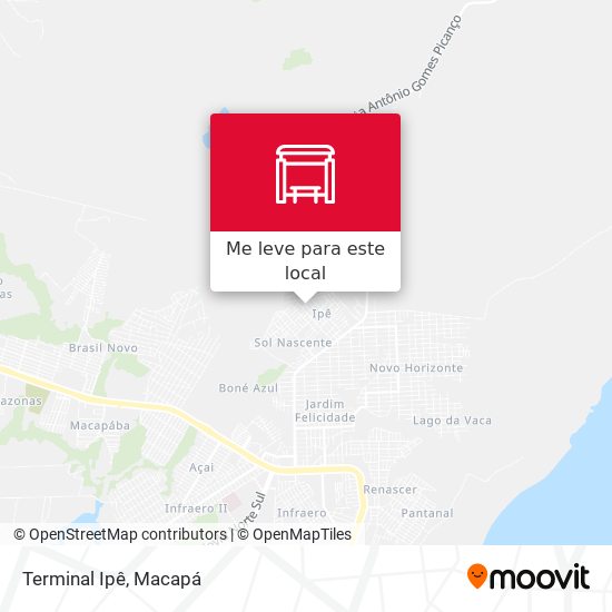 Terminal Ipê mapa