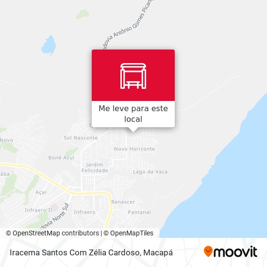 Iracema Santos Com Zélia Cardoso mapa