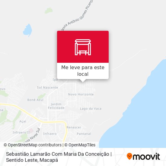 Sebastião Lamarão Com Maria Da Conceição | Sentido Leste mapa