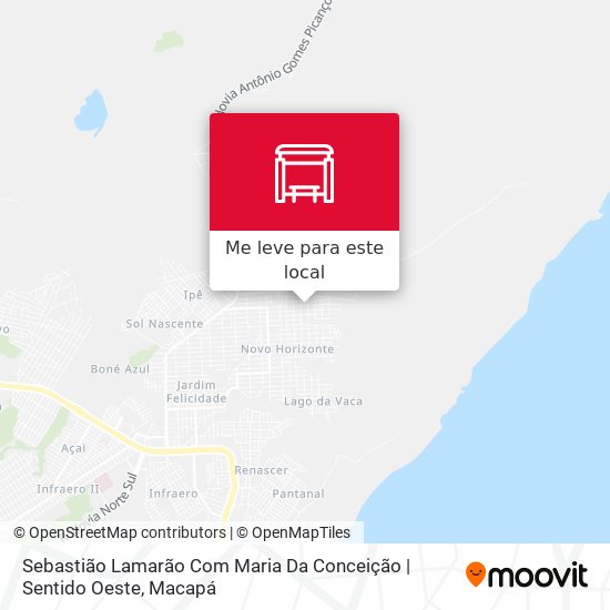 Sebastião Lamarão Com Maria Da Conceição | Sentido Oeste mapa
