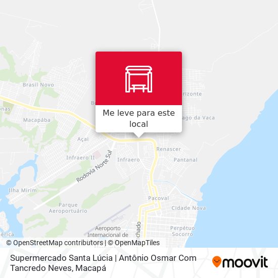 Supermercado Santa Lúcia | Antônio Osmar Com Tancredo Neves mapa