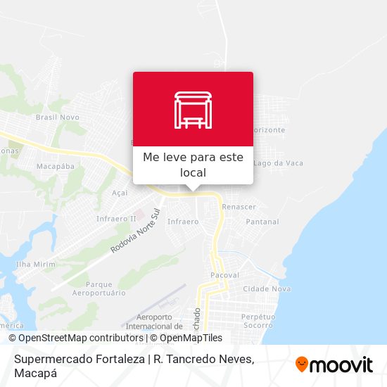 Supermercado Fortaleza | R. Tancredo Neves mapa