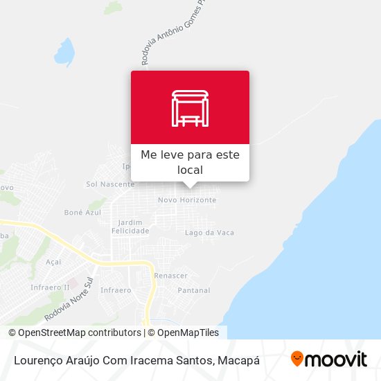 Lourenço Araújo Com Iracema Santos mapa