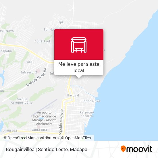 Bougainvillea | Sentido Leste mapa
