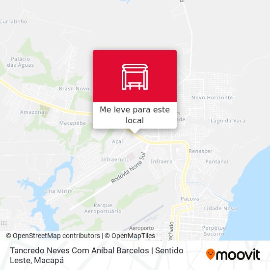 Tancredo Neves Com Aníbal Barcelos | Sentido Leste mapa