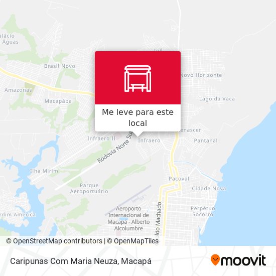 Caripunas Com Maria Neuza mapa