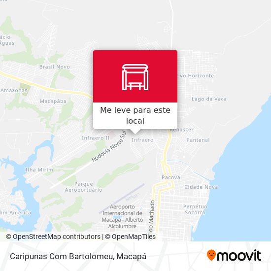Caripunas Com Bartolomeu mapa