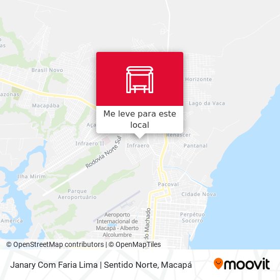 Janary Com Faria Lima | Sentido Norte mapa