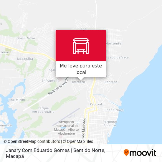 Janary Com Eduardo Gomes | Sentido Norte mapa