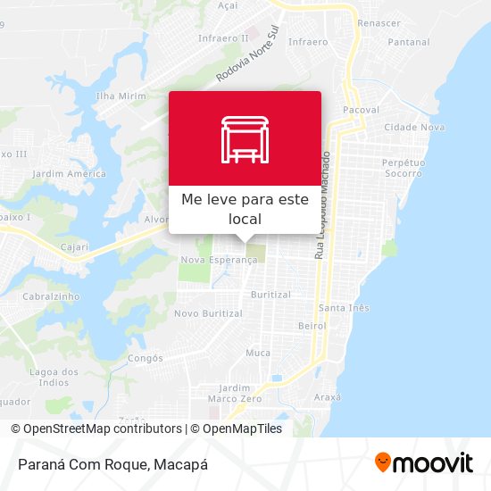 Paraná Com Roque mapa